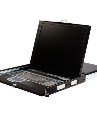 StarTech.com 1U 17" Rackmount LCD Console with 16 Port IP KVM - Control 16 servers or KVM switches remotely over an IP network with this rack mountable LCD console - lcd kvm - kvm over ip - 16 port kvm over ip - remote kvm - ip kvm WITH 16PORT IP KVM SWITCH