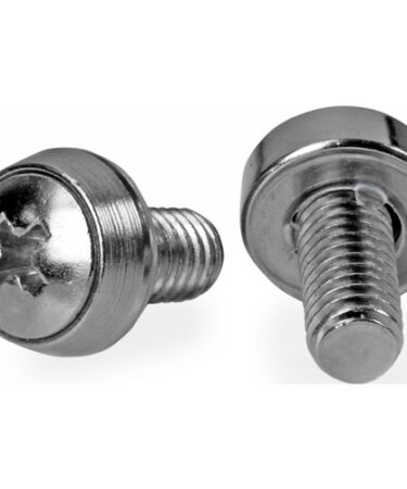 StarTech.com 50 Pkg M6 Mounting Screws for Server Rack Cabinet - Mount equipment with these high quality screws - Compatible with mountable server, telecom and A/V equipment - Server screws - M6 screws - M6 mounting - Server rack mounting screws - Caninet mounting screws - M6 server rack screws - 50 pack of screws CAGE