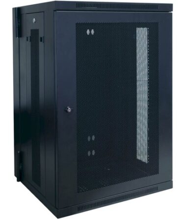 Tripp Lite 18U Wall Mount Rack Enclosure Server Cabinet Hinged w/ Door & Sides - 19" 18U Wall Mounted SERVER CABINET HINGED WALLMOUNT