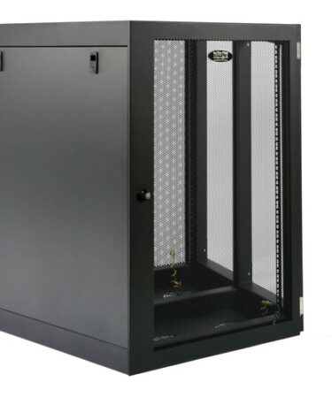 Tripp Lite 18U Wall Mount Rack Enclosure Server Cabinet Side Mount Wallmount - For Server - 18U Rack Height x 19" Rack Width x 32.50" Rack Depth - Wall Mountable - Black - 500 lb Static/Stationary Weight Capacity SERVER CABINET WALLMOUNT HEAVY DUTY
