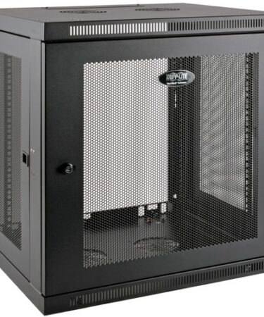 Tripp Lite 12U Wall Mount Rack Enclosure Cabinet Low Profile Deep Switch - For LAN Switch, Patch Panel - 12U Rack Height x 19" Rack Width x 20.50" Rack Depth - Wall Mountable - Black - Steel - 200 lb Maximum Weight Capacity - 200 lb Static/Stationary Weight Capacity SERVER CABINET DEEP LOW PROFILE